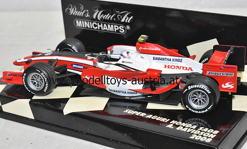 Super Aguri SA08 Honda 2008 Anthony DAVIDSON 1:43