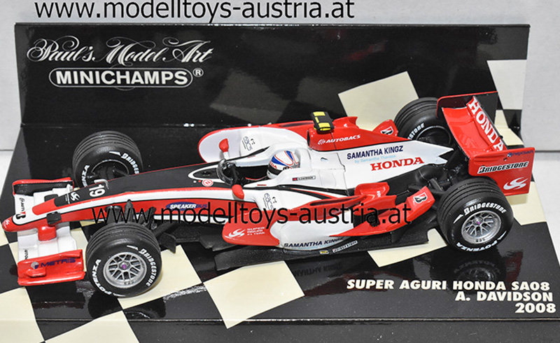 Super Aguri SA08 Honda 2008 Anthony DAVIDSON 1:43