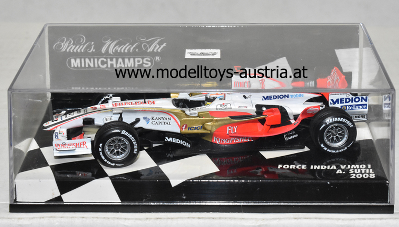 Force India VJM01 Ferrari 2008 Adrian SUTIL 1:43