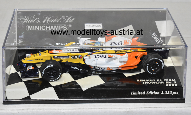 Renault R27 2008 SHOWCAR Fernando ALONSO 1:43