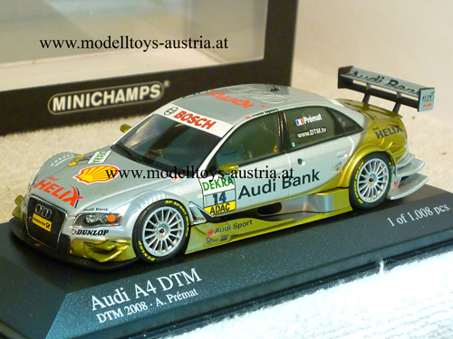 Audi A4 DTM 2008 Alexandre PREMAT 1:43