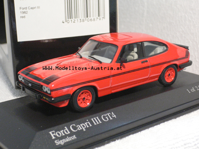 Ford Capri III GT4 1982 rot 1:43