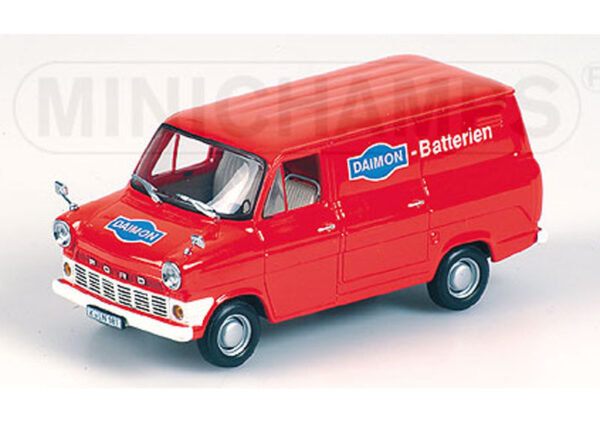 Ford Transit Kasten Kastenwagen 1965 DAIMON Batterien 1:43