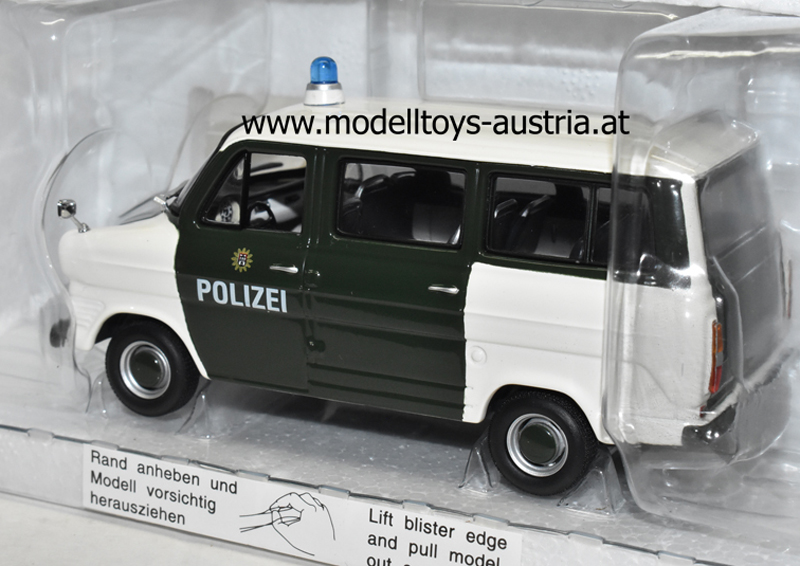 Ford Transit Bus 1971 POLIZEI Hamburg 1:43