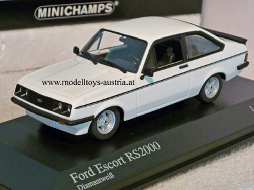 Ford Escort II RS 2000 1975 weiss 1:43