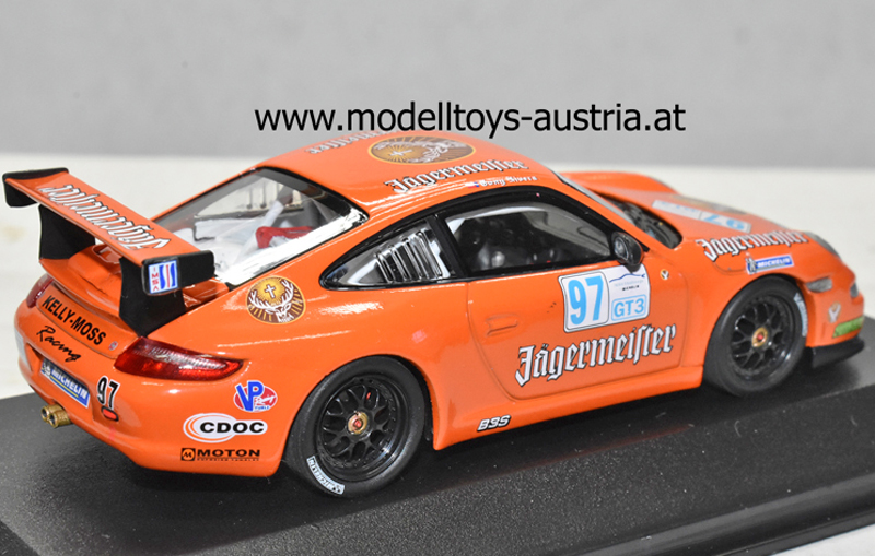 Porsche 911 997 GT3 Cup 2008 IMSA Sebring Tony RIVERA Jägermeister 1:43