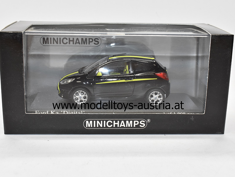 Ford Streetka Street KA 2009 DIGITAL schwarz metallik 1:43