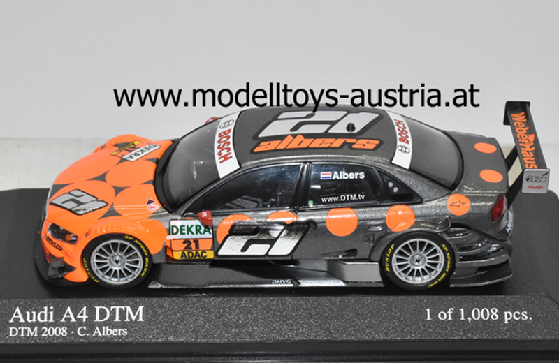 Audi A4 DTM 2008 Christijan ALBERS 1:43