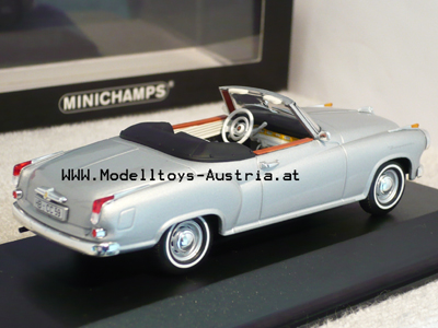 Borgward Isabella Coupe Cabrio 1959 silber metallik 1:43