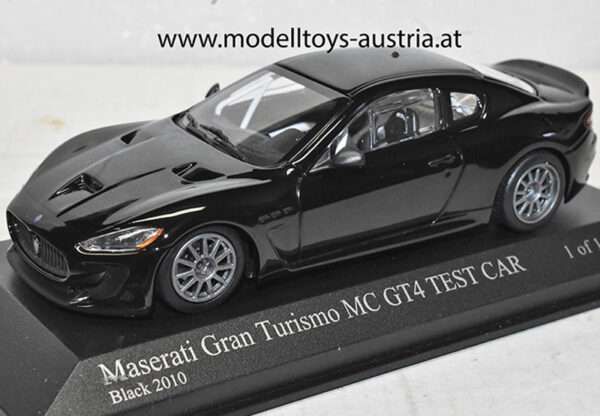 Maserati Gran Turismo MC GT4 2010 Test Car schwarz 1:43