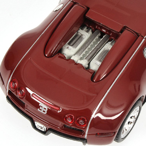 Bugatti EB 16.4 Veyron 2009 CENTENAIRE chrom / rot 1:43