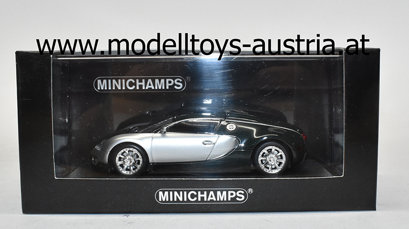 Bugatti EB 16.4 Veyron 2009 CENTENAIRE chrom / grün 1:43