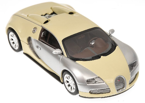 Bugatti EB 16.4 Veyron 2009 CENTENAIRE chrom / beige 1:43