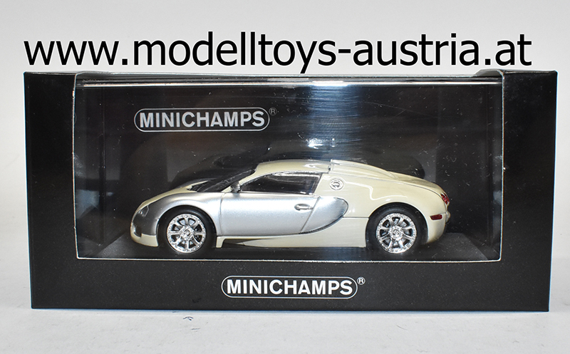 Bugatti EB 16.4 Veyron 2009 CENTENAIRE chrom / beige 1:43