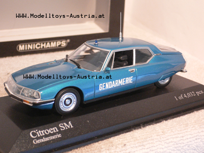 Citroen SM Maserati 1970 GENDARMERIE Polizei 1:43