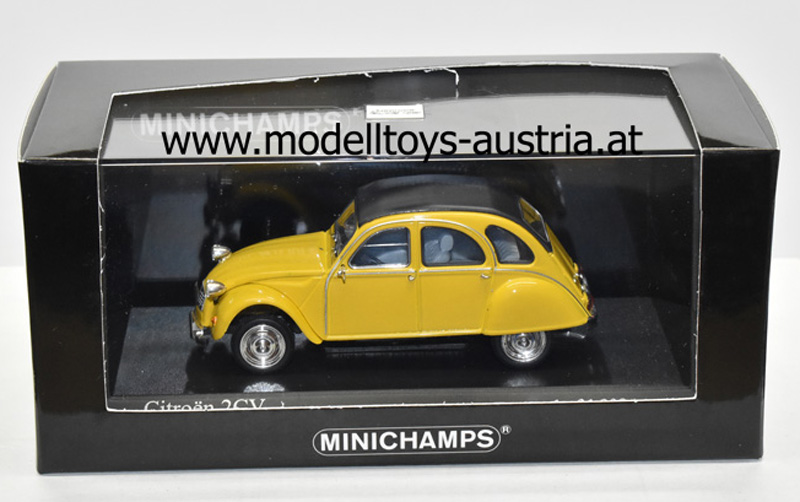 Citroen 2CV 2 CV 1980 gelb 1:43