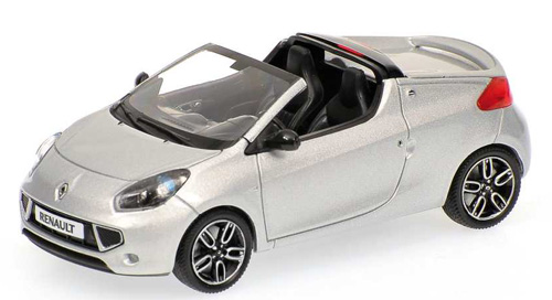 Renault Wind Cabrio 2010 silber metallik 1:43