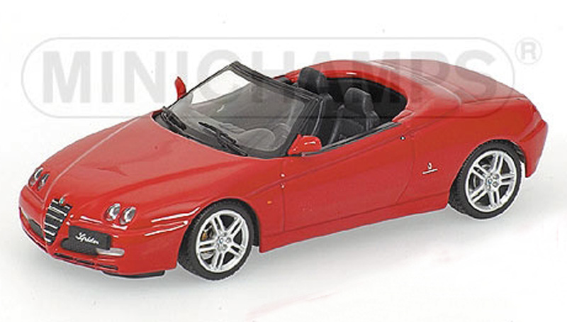 Alfa Romeo Spider 3.2 V6 24V Cabrio 2003 rot 1:43