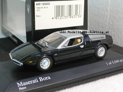 Maserati Bora 1972 schwarz 1:43