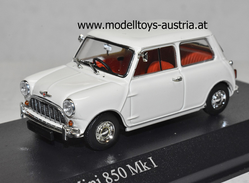 Mini Morris 850 MK I 1960 weiss 1:43