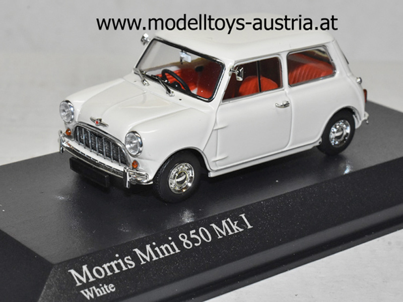 Mini Morris 850 MK I 1960 weiss 1:43