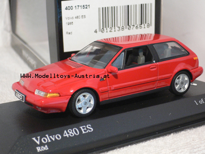 Volvo 480 ES Coupe 1986 rot 1:43