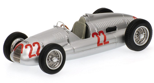 Auto Union Typ D 1938 Sieger Italien GP Tazio NUVOLARI 1:43