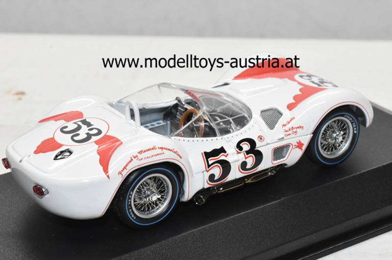 Maserati Birdcage Tipo 61 1960 Sieger Riverside Bill KRAUSE 1:43