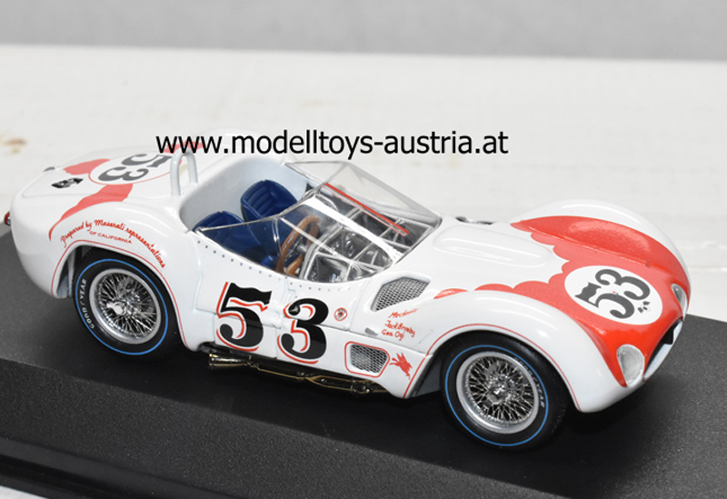 Maserati Birdcage Tipo 61 1960 Sieger Riverside Bill KRAUSE 1:43