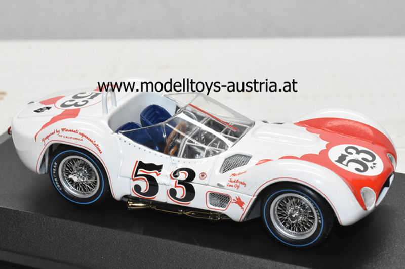 Maserati Birdcage Tipo 61 1960 Sieger Riverside Bill KRAUSE 1:43