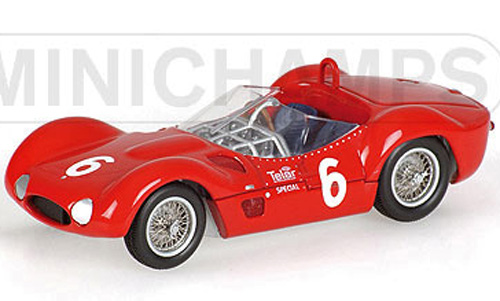 Maserati Birdcage Tipo 61 1961 Sieger Meadowdale SCCA National Race Roger PENSKE 1:43