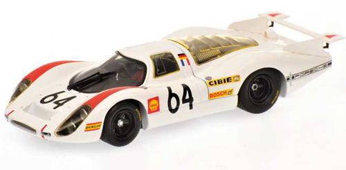 Porsche 908 Langheck 1969 Le Mans Hans HERRMANN / Gerard LARROUSSE 1:43