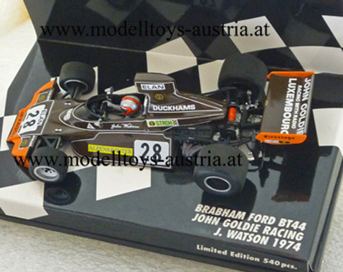 Brabham BT44 Ford 1974 JOHN GOLDIE RACING John WATSON 1:43