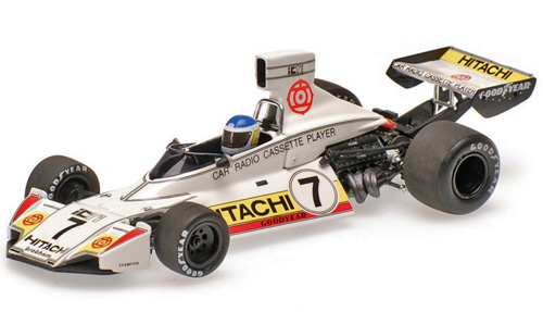 Brabham BT44 Ford 1974 HITACHI Belgien GP Carlos REUTEMANN 1:43