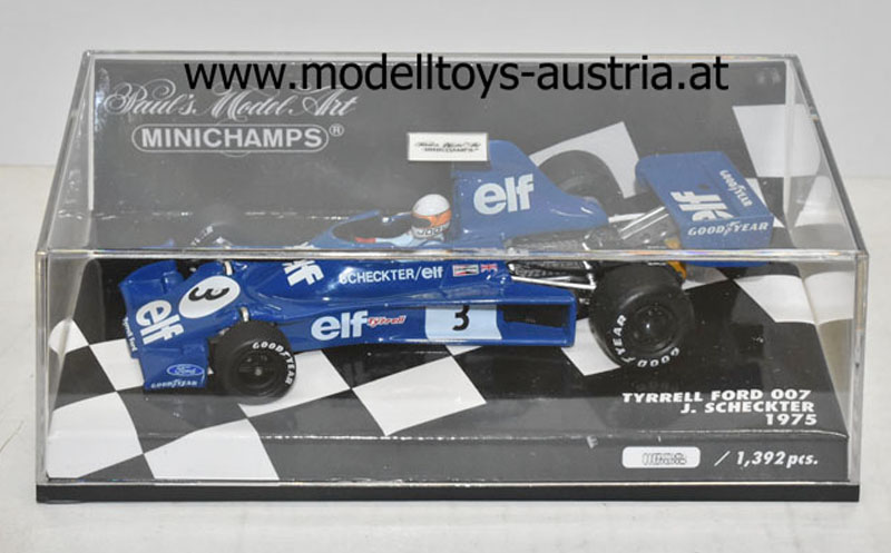 Tyrrell 007 Ford 1975 Jody SCHECKTER 1:43