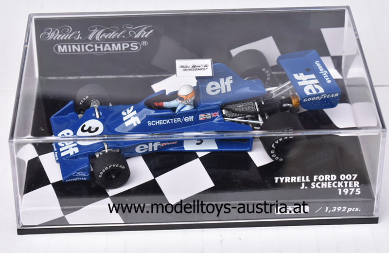 Tyrrell 007 Ford 1975 Jody SCHECKTER 1:43