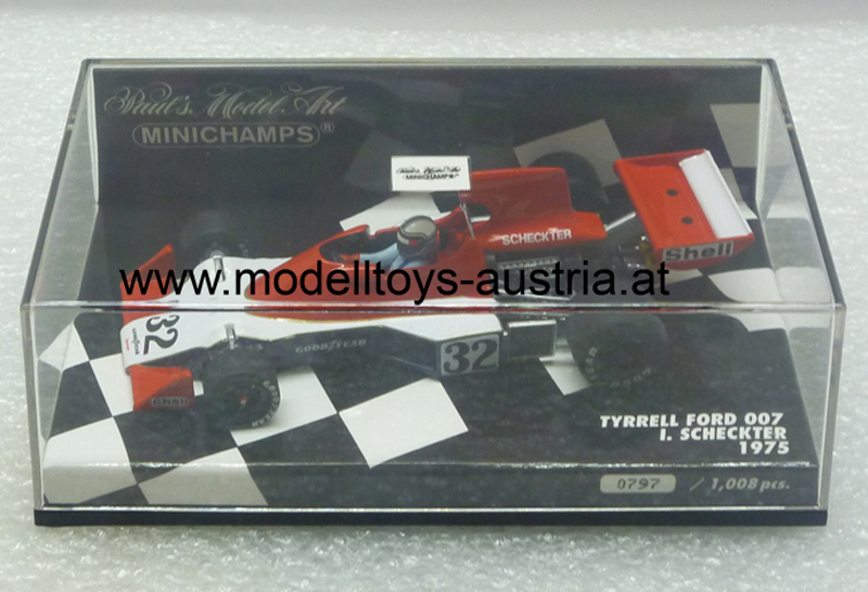 Tyrrell 007 Ford 1975 Ian SCHECKTER 1:43