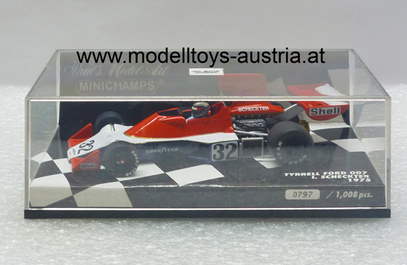Tyrrell 007 Ford 1975 Ian SCHECKTER 1:43