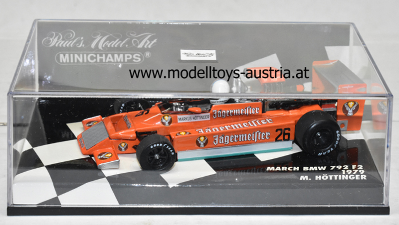 March BMW 792 F2 1979 Markus HÖTTINGER Jägermeister 1:43
