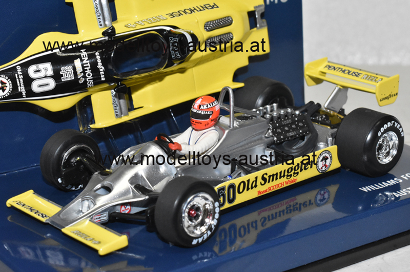 Williams FW07 Ford 1980 Rupert KEEGAN Österreich GP Zeltweg 1:43