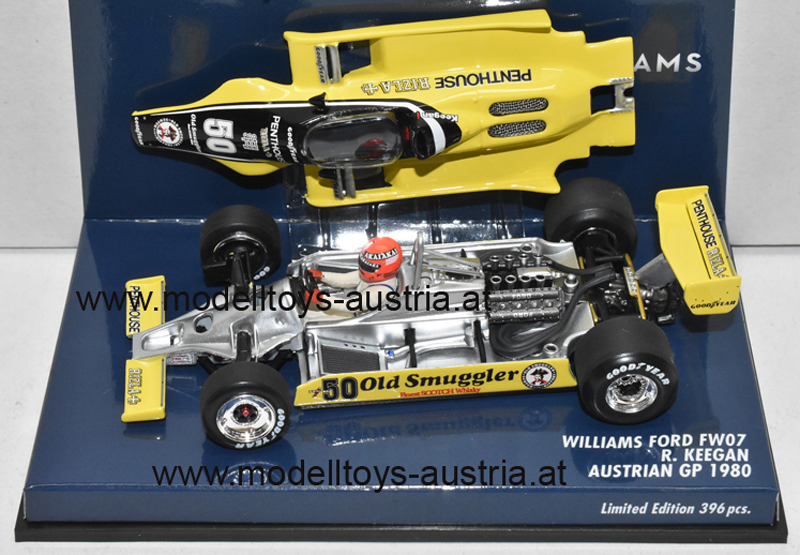 Williams FW07 Ford 1980 Rupert KEEGAN Österreich GP Zeltweg 1:43