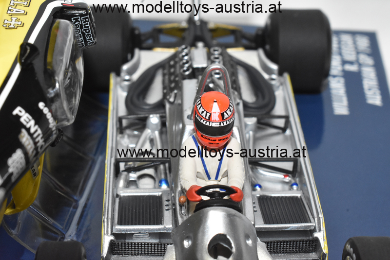 Williams FW07 Ford 1980 Rupert KEEGAN Österreich GP Zeltweg 1:43