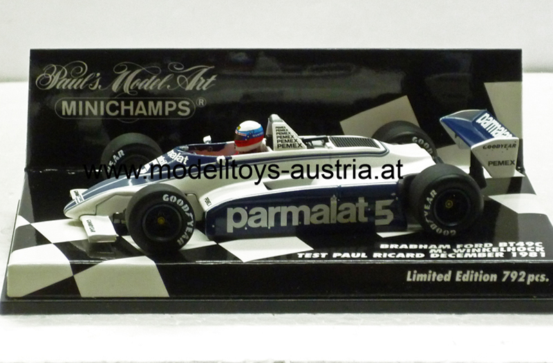 Brabham BT49C Ford 1981 Manfred WINKELHOCK 1:43