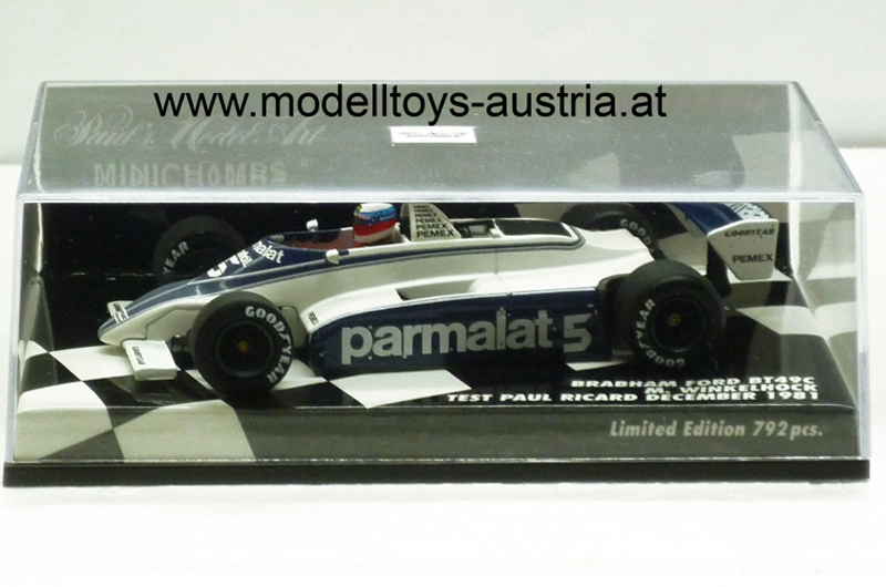 Brabham BT49C Ford 1981 Manfred WINKELHOCK 1:43