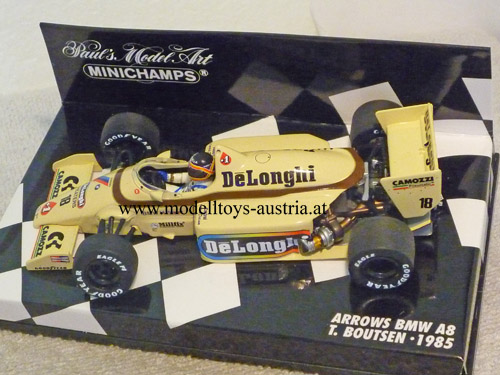 Arrows A8 BMW Turbo 1985 Thierry BOUTSEN 1:43