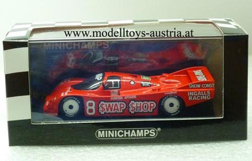 Porsche 962 1985 IMSA 12h Sebring Sieger SWAP SHOP A.J.FOYT / Bob WOLLEK 1:43