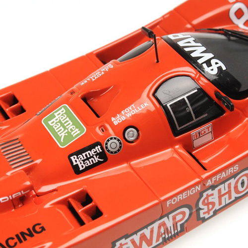 Porsche 962 1985 IMSA 12h Sebring Sieger SWAP SHOP A.J.FOYT / Bob WOLLEK 1:43