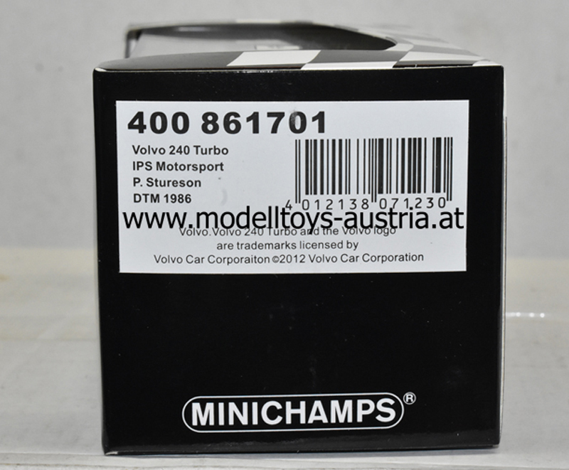 Volvo 240 Turbo 1986 DTM Per STURESON 1:43