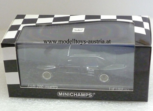 Audi 200 Quattro 1988 Trans Am Serie TESTCAR schwarz 1:43