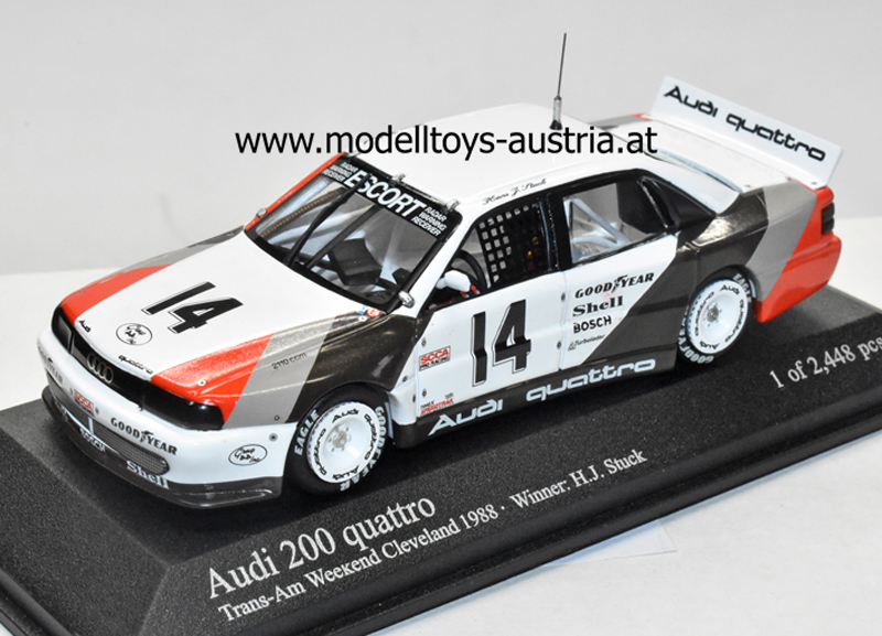 Audi 200 Quattro 1988 Sieger Trans-Am Weekend Hans Joachim STUCK 1:43